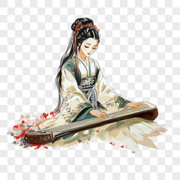 古琴图片_古琴素材_古琴PNG大全下载_熊猫办公