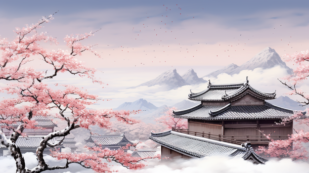 粉色风景背景图片大全_粉色风景背景素材下载_熊猫办公