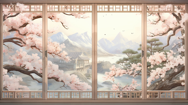 山水古风背景图片大全_山水古风背景素材下载_熊猫办公