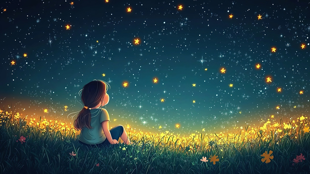 卡通星空背景图片大全_卡通星空背景素材下载_熊猫办公