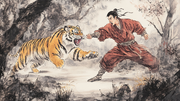水浒传ppt背景图片素材下载_熊猫办公