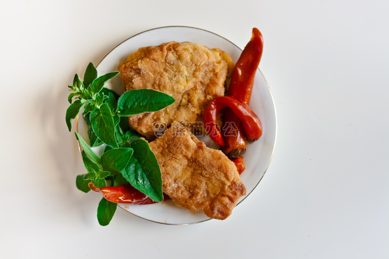 自助餐厅 辣椒 美味的