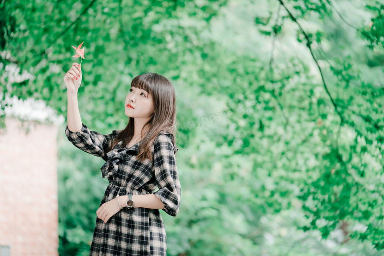 文艺小清新女生图片