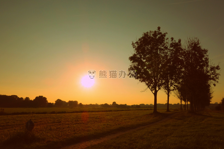 背光 黎明 黄昏