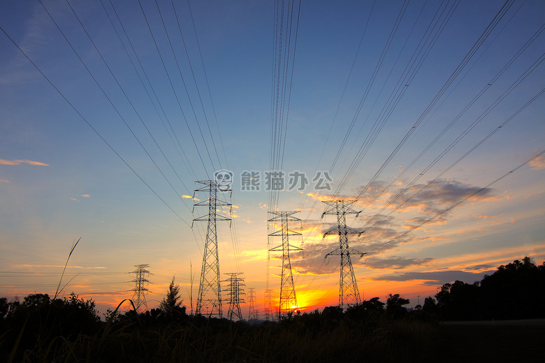 电缆 云 危险