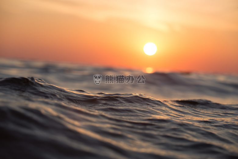 海滩 黎明 黄昏