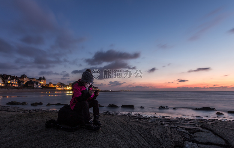 海滩 美丽的 蓝色