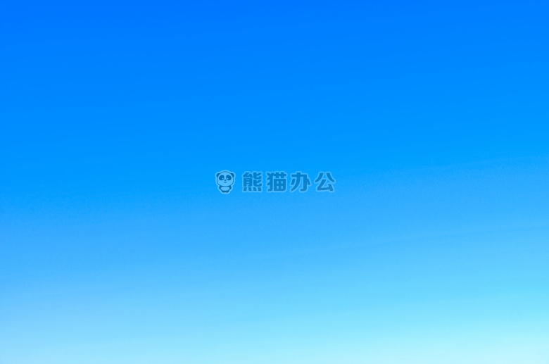 蓝色 天空 模糊