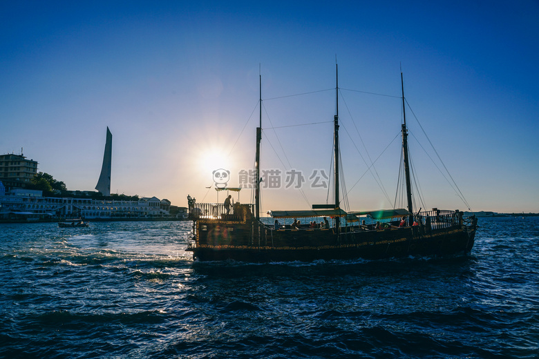 背景 海湾 蓝色