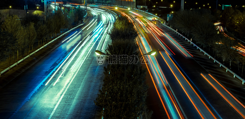 汽车 灯 城市