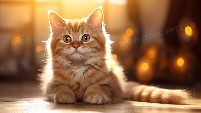 家居宠物猫摄影图