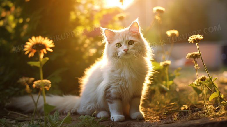 家居宠物猫摄影图
