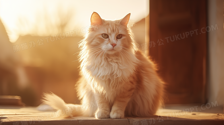 家居宠物猫摄影图
