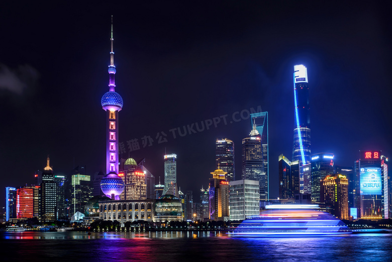 上海外滩夜景图片