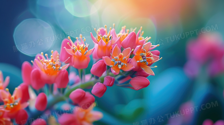 鲜花花穗特写图片