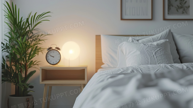 世界睡眠日卧室场景图片