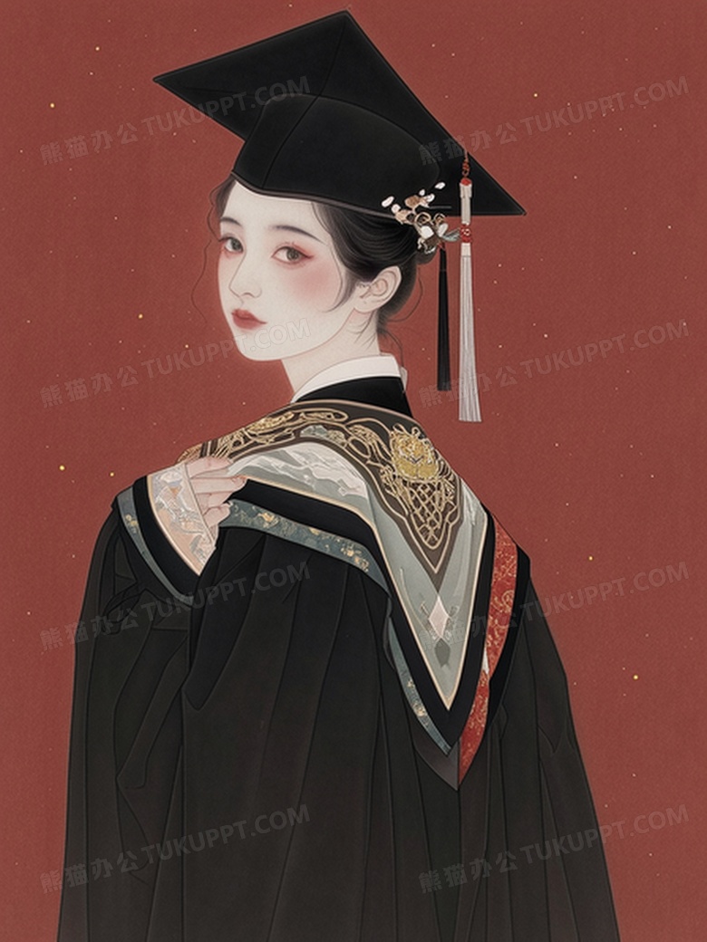 工笔国风摄影艺术画面