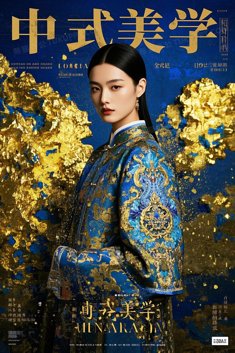 金箔岩彩意境感景泰蓝