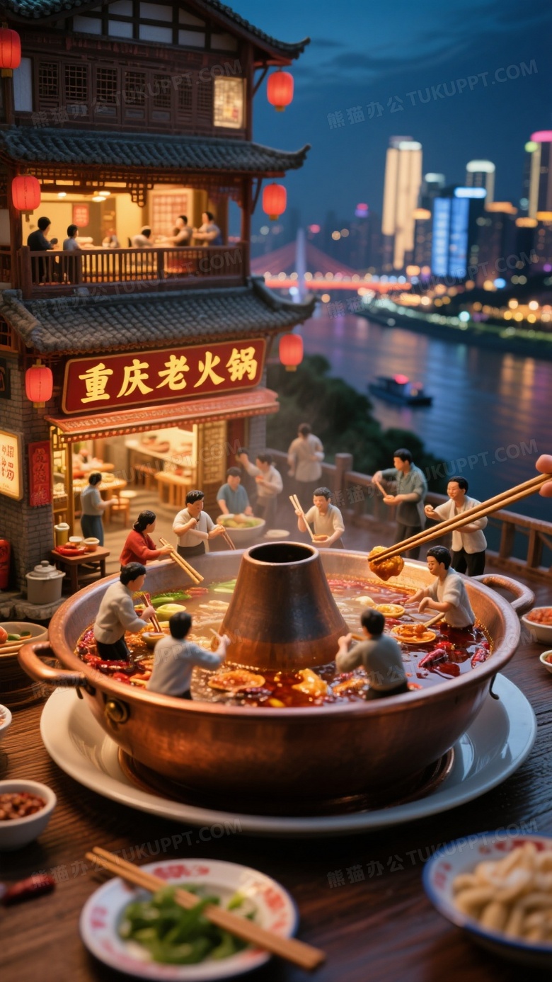 一个巨大的火锅做成的店铺
