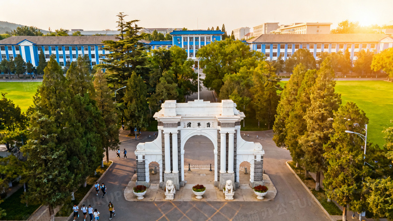 清华大学校园风景