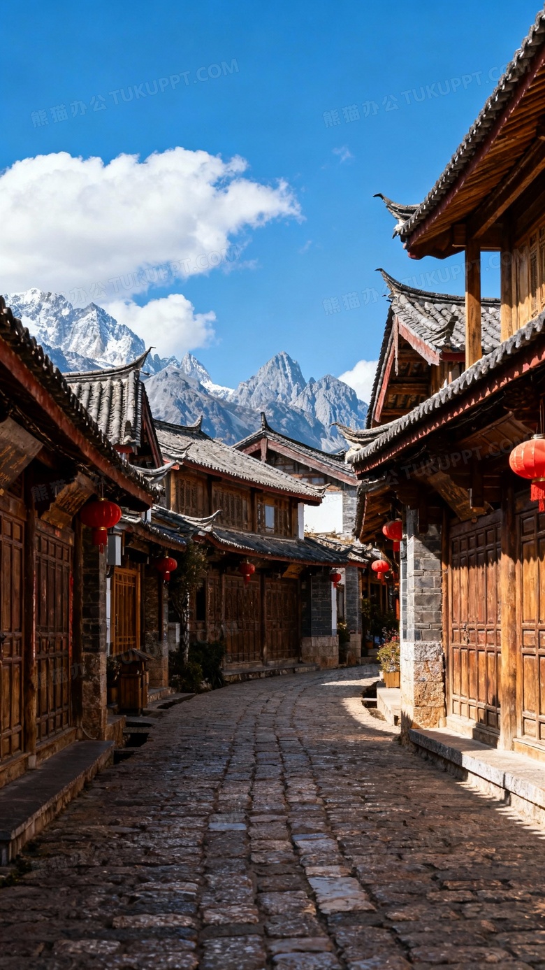 丽江古城风景照片
