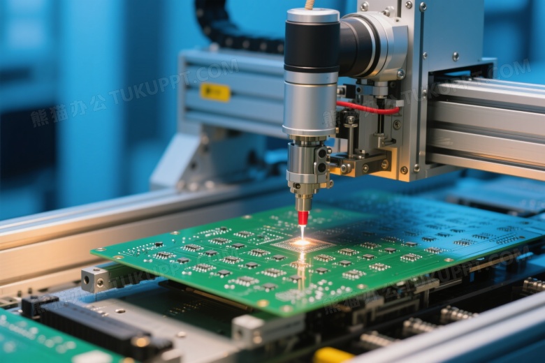 自动化贴片机焊接PCB电路板图片