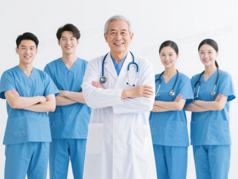 医疗团队合影专业高清图片