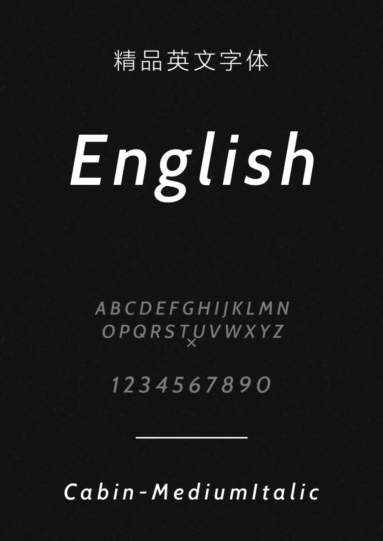 CabinMediumItalic