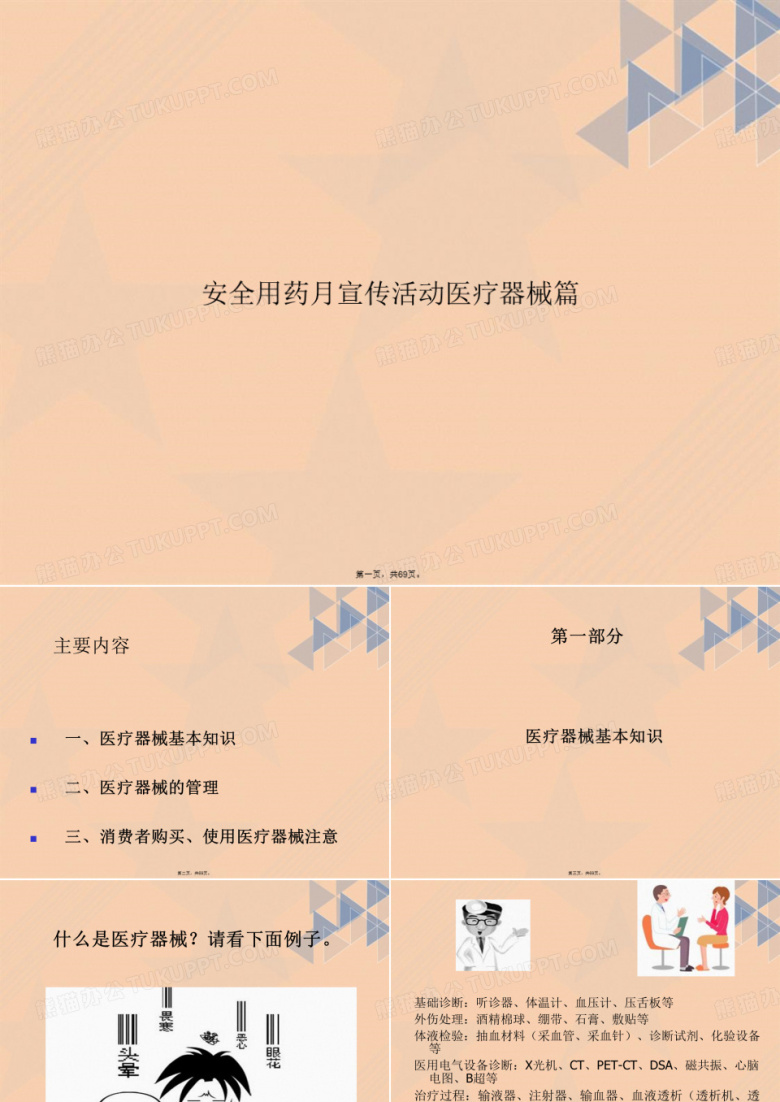 安全用药月宣传活动医疗器械篇讲课文档
