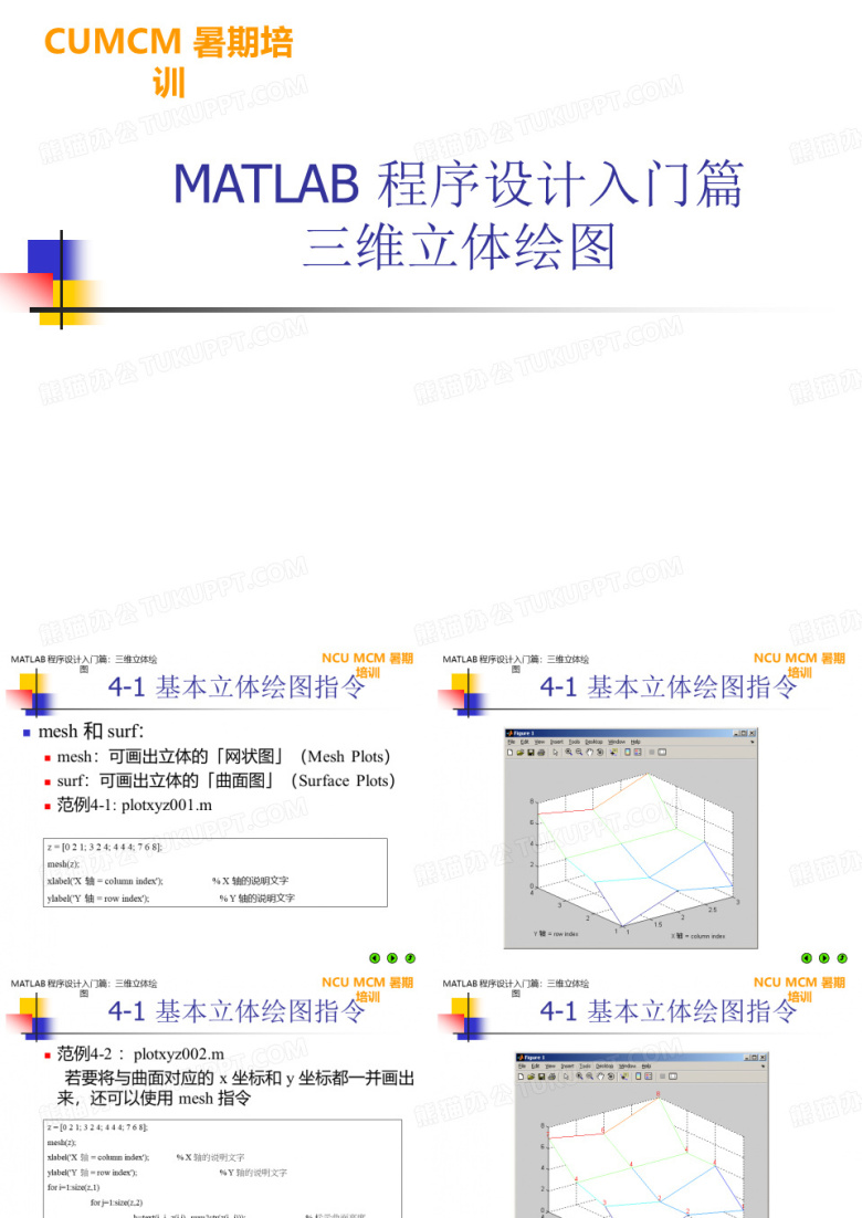 matlab  三维立体绘图