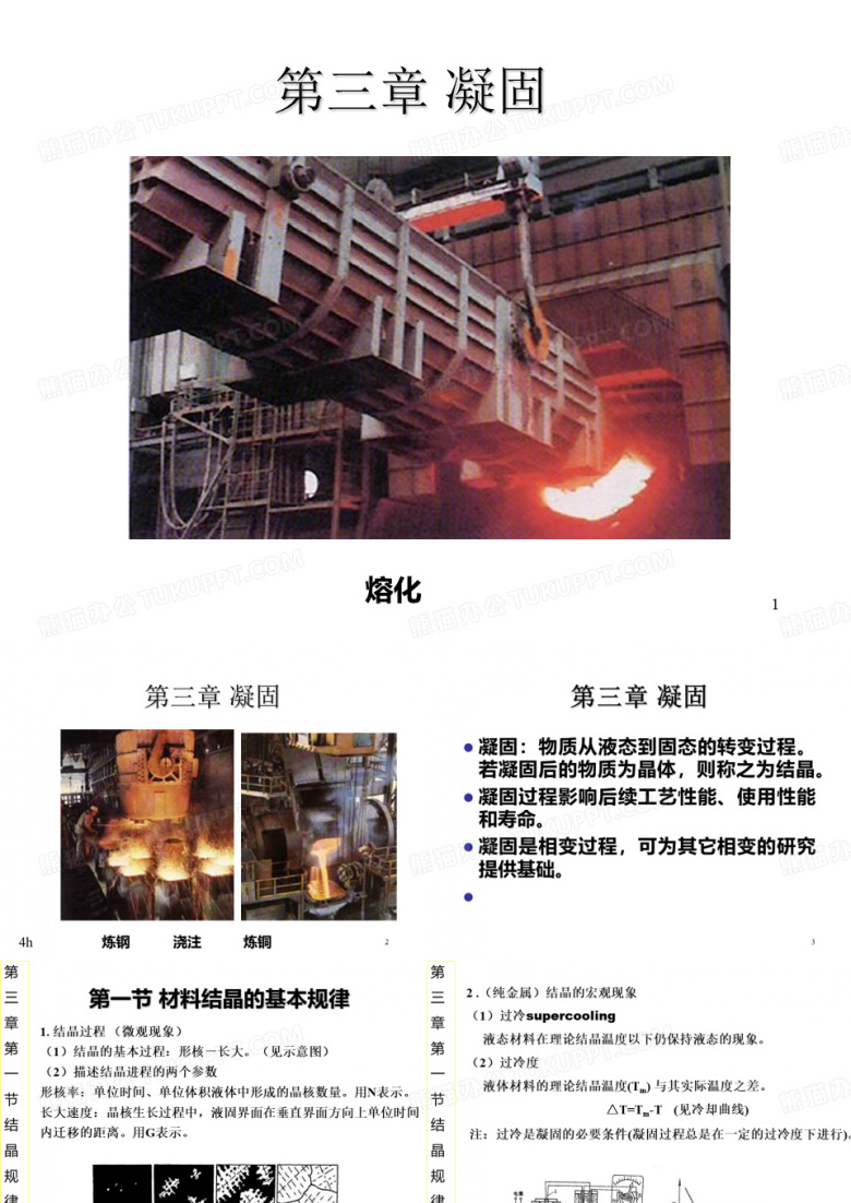 西工大材料科学基础课件&mdash;&mdash;凝固