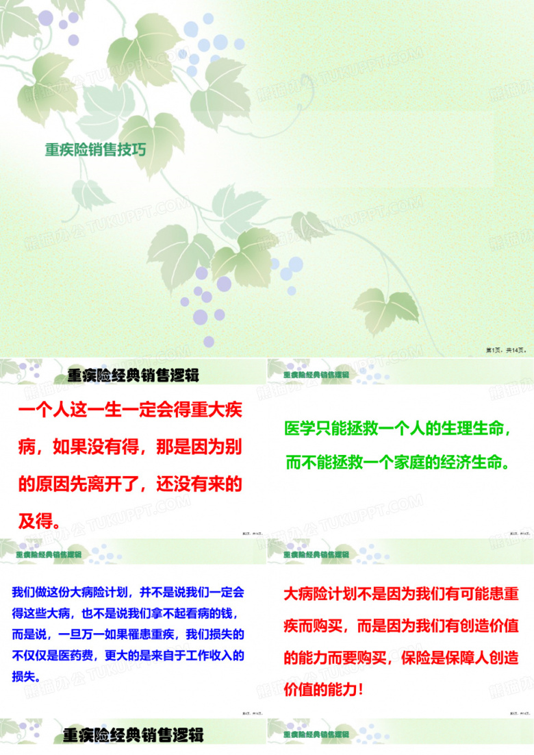 重疾险销售技巧