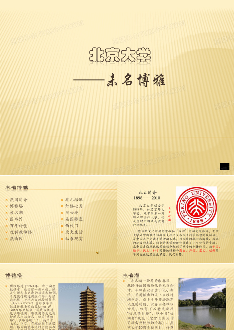 北大简介