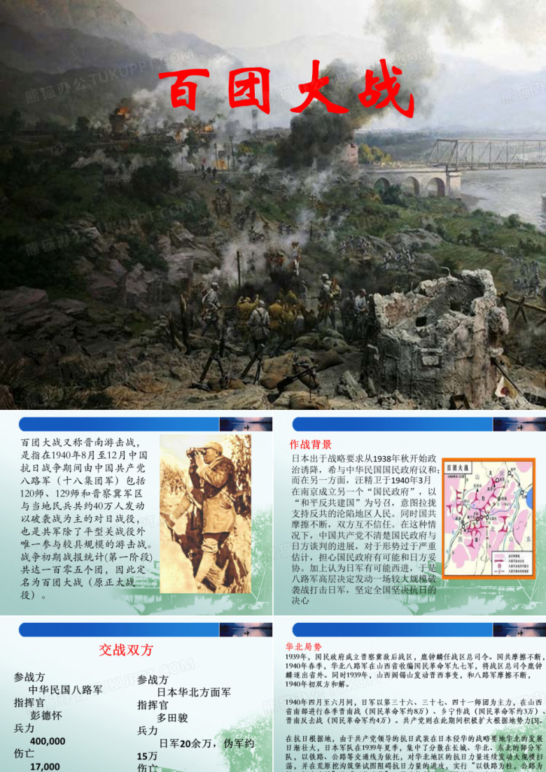 军事理论-百团大战