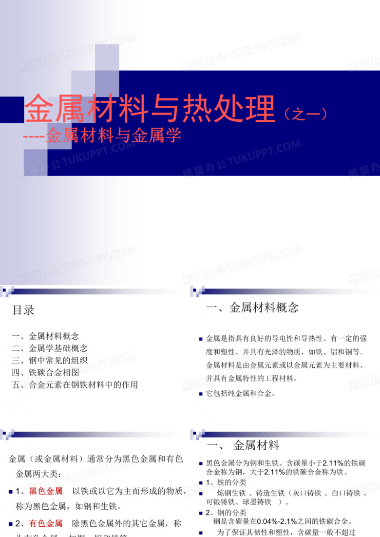 1、金属材料与热处理--金属学与金属材料