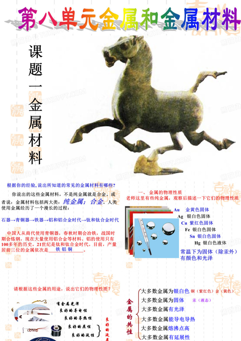 金属和金属材料