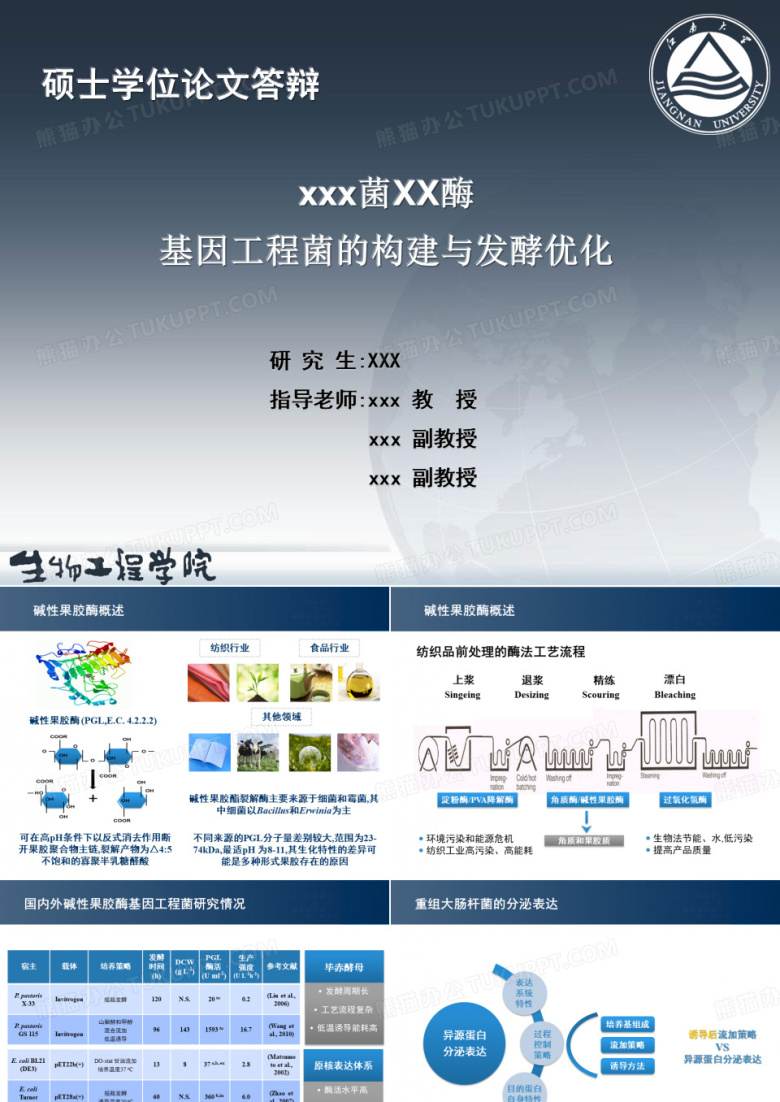 工科硕士答辩 学术汇报PPT