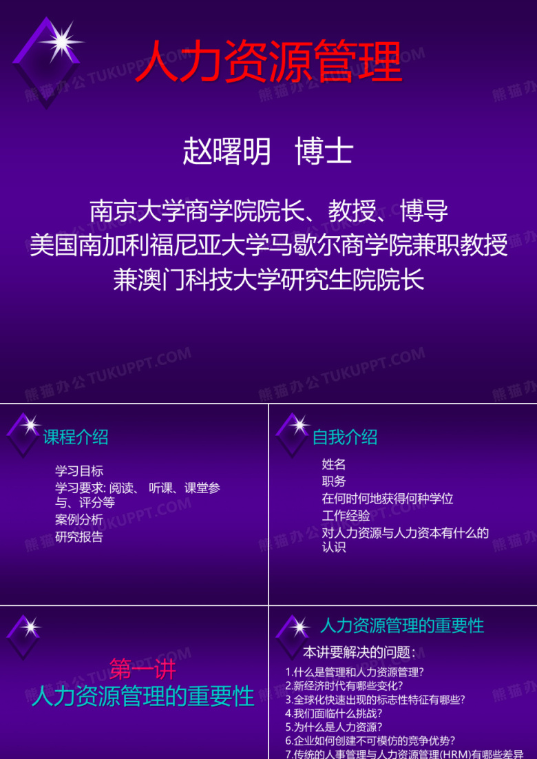 [人力资源管理]人力资源管理的重要性