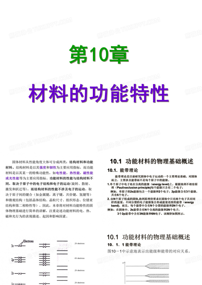 材料的功能性分析