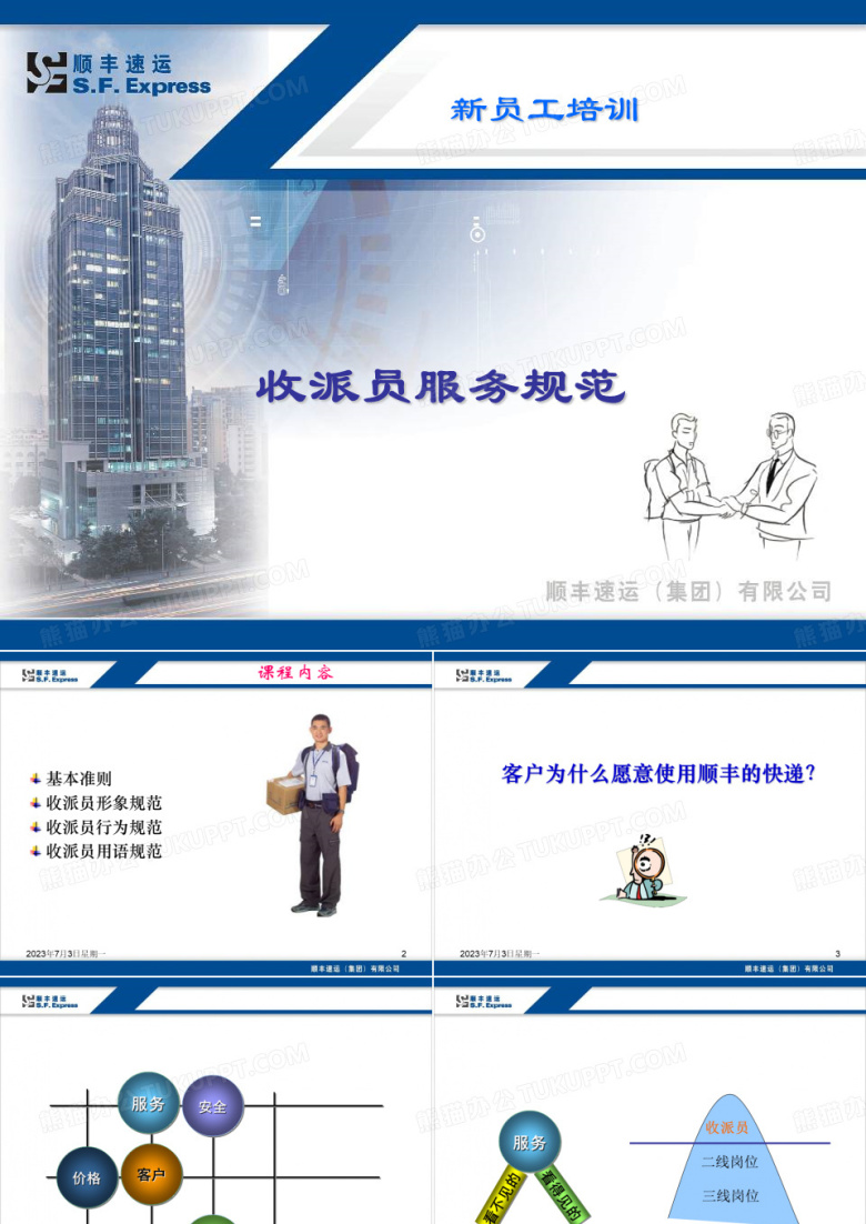 顺丰快递业务员员工培训