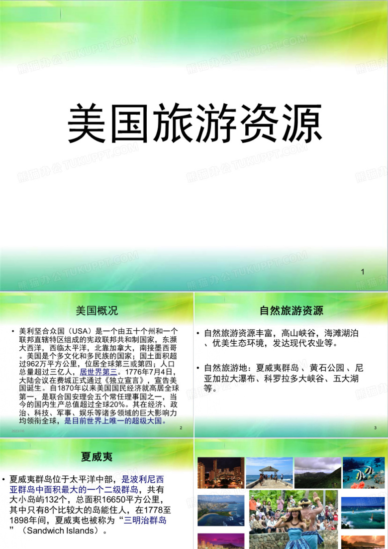 美国旅游资源ppt课件