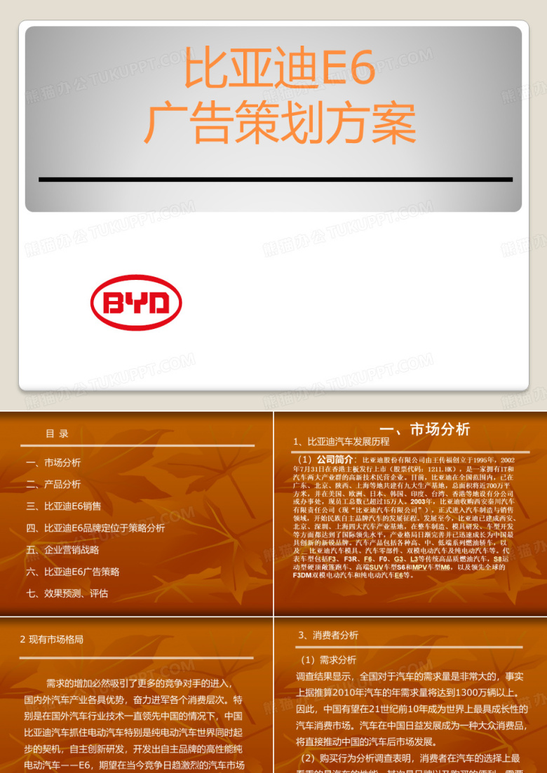 比亚迪广告策划方案