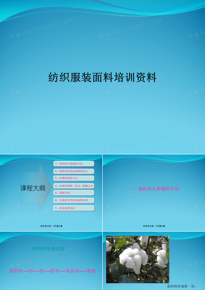 纺织服装面料培训资料