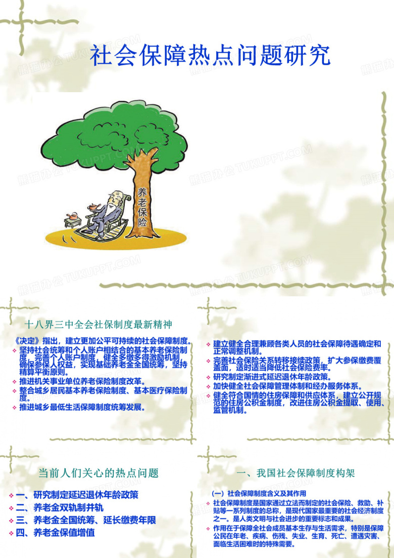 社会保障热点问题