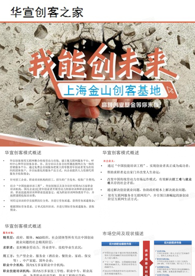创客营商业计划书