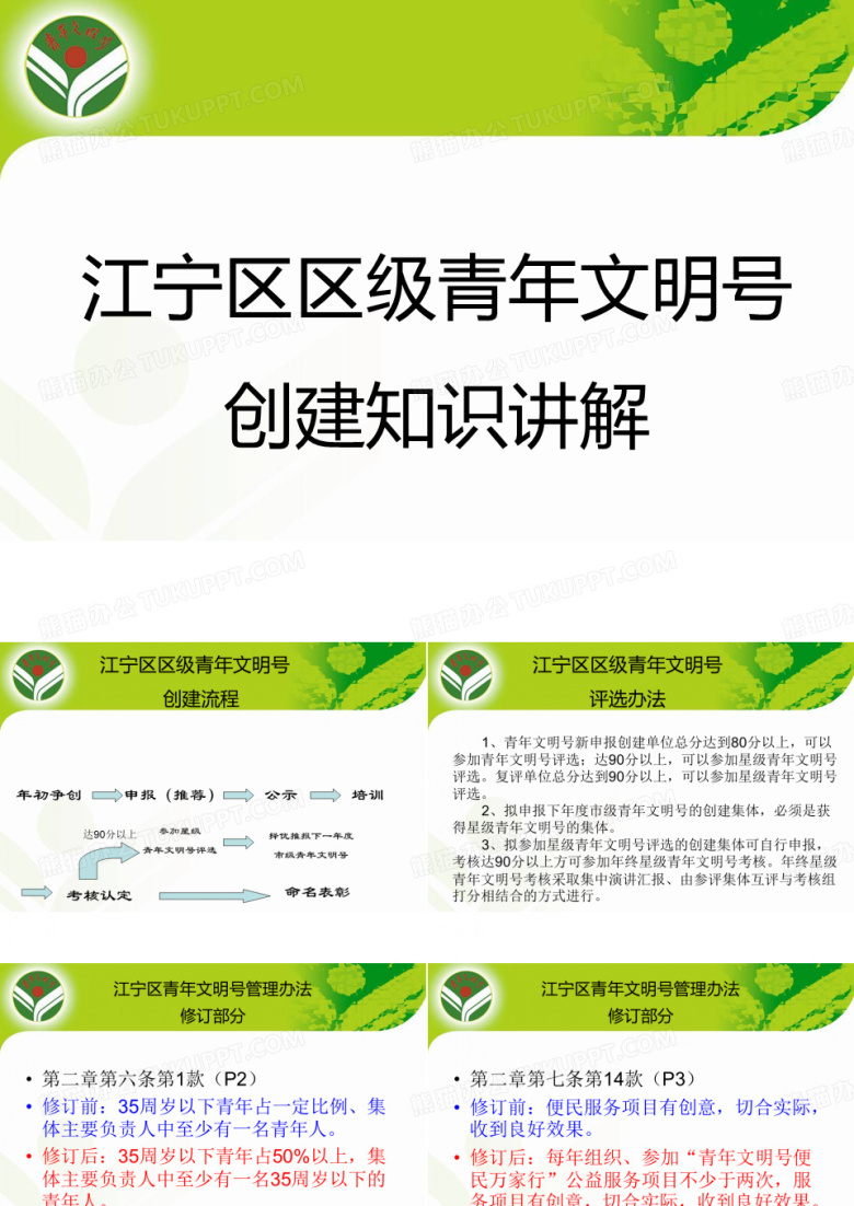 青年文明号创建知识讲解