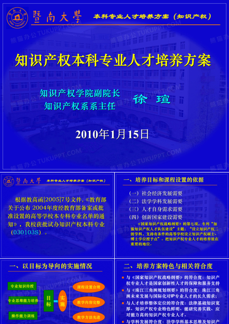 知识产权本科专业人才培养方案