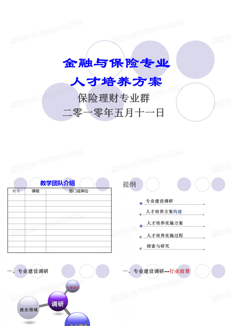 金融保险专业人才培养方案