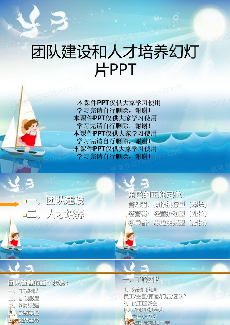 团队建设和人才培养幻灯片PPT