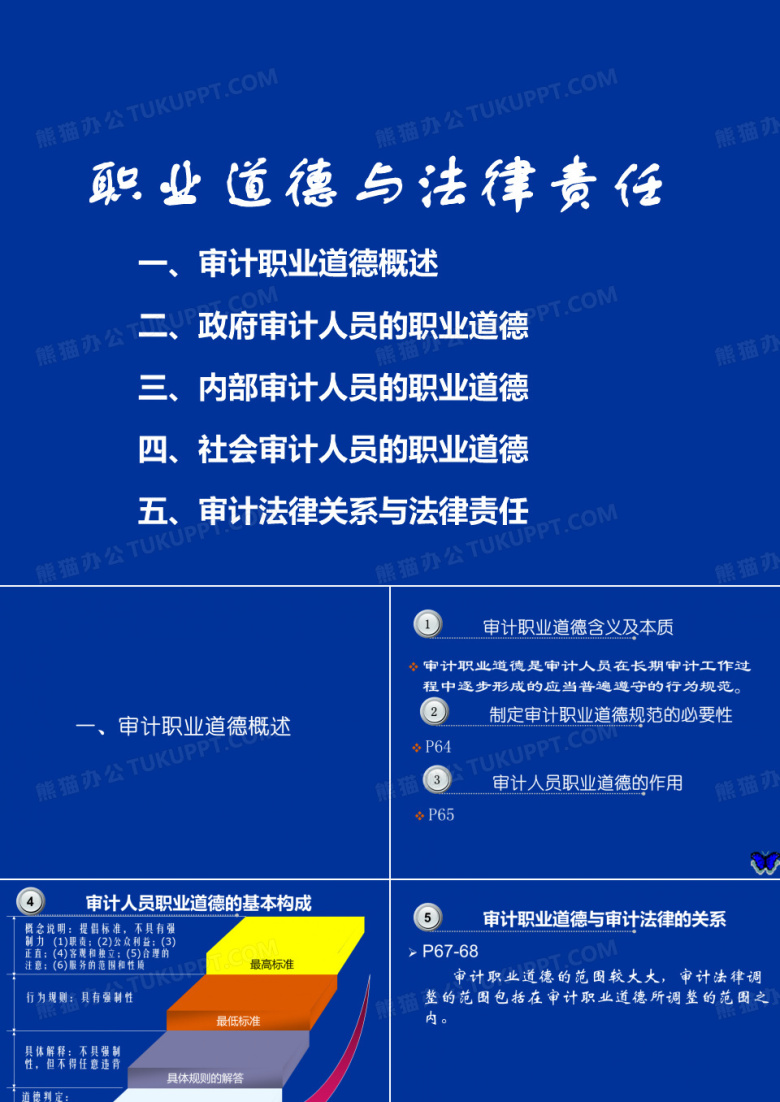 审计学原理课件&mdash;&mdash;讲3- 原理(职业道德与法律责任)2010